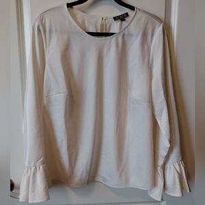 J. Crew Women's Cream Blouse